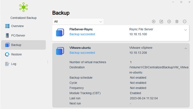 TerraMaster Centralized Backup 3