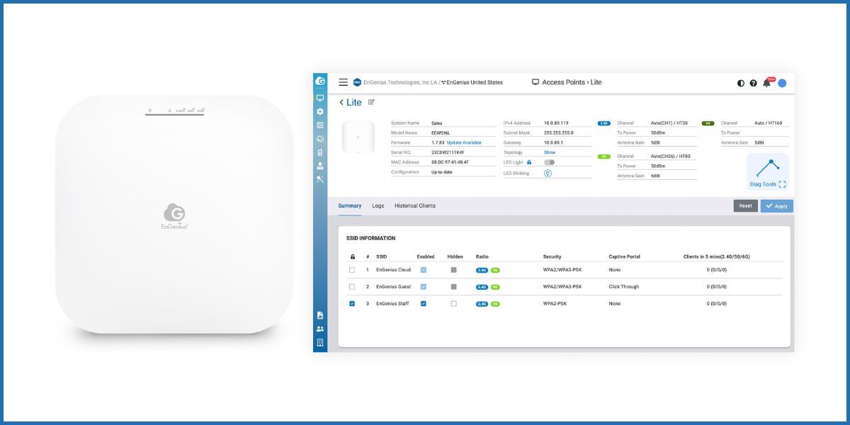 EnGenius Cloud AP Lite ECW516L